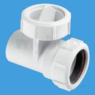 Mcalpine Waste traps overflow -  1.5 Inch In-line Connector Plus Filter T28m-fil