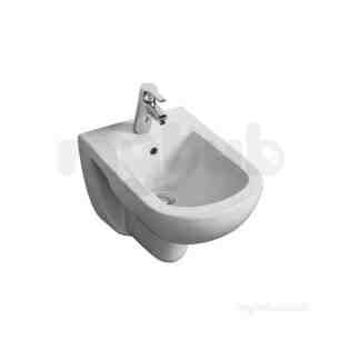 Ideal Standard Tempo Sanitaryware -  Ideal Standard Tempo T5095 Wall Hung Bidet White T509501