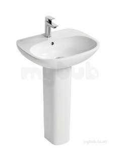 Ideal Standard Tesi Sanitaryware -  Ideal Standard Tesi T028001 55cm Pedestal Basin 1th
