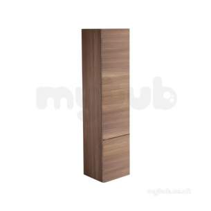 Ideal Jasper Morrison Strada Soft Mood Furniture -  Softmood Column 400 Left Hand Unit 2dr Gls Wht T7836wg