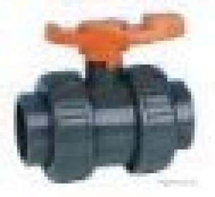 Tecno Plastic Abs Ball Valves -  Tp Abs Safe D/u Ball Valve Epdm 1
