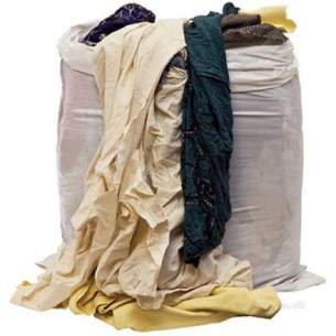 Misc Pipeline Jointing Products -  Cleaning Bag Of Coloured Rags 10kg Jb121