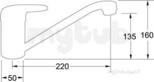 Franke Taps -  Franke Professional Top Lever Tap Ss