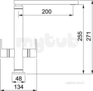 Franke Sinks -  Franke Centinox Tap Chrome 115.0195.760