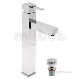 Vado Brassware -  Extended Mono Basin Mixer Single Lever Te-100e/cc-c/p