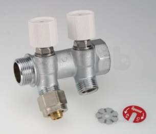 Uponor Underfloor Heating -  Uponor Manifold L 2p 3/4 Inch Mt/ft X1/2 Inch Mt