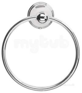 Croydex Bathroom Accessories -  Croydex Westminster Towel Ring Cp