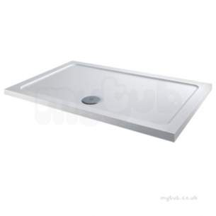 Twyford Twylite Shower Trays -  Tray 1100x800 Rectangle Flat Top Tr6351wh