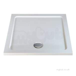 Twyford Twylite Shower Trays -  Tray 800x800 Square Flat Top Tr6121wh