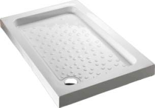 Jacuzzi agara Zircon Stone Riser Trays -  Zircon 900 X 900 X 110 Cast Stone Wh