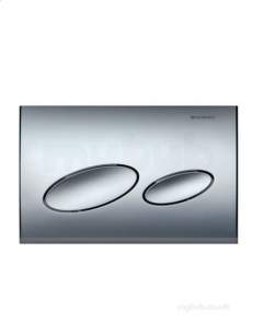 Geberit Commercial Sanitary Systems -  Kappa20 Flush Plate Gloss Chrome