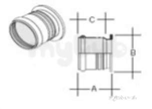 Marley Underground -  110mm Adaptor To Sgs Socket Ua41