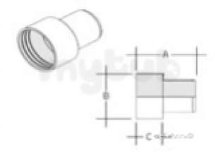 Marley Underground -  110mm Adaptor To Sgs/ci Spigot Ua47