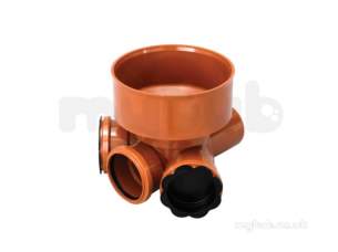Marley Underground -  110mm Double Branch Chamber Base Uac44