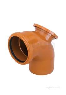 Marley Underground -  110mm X 92deg Acc Socket Bend Ub42