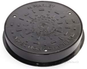 Marley Underground -  250mm Insp Chamber Pvc Frame And Lid Ucl2