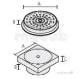 Marley Underground -  250mm Insp Chamber Pvc Frame And Lid Ucl2