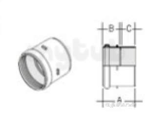 Marley Underground -  Marley 82.4mm Loose Pipe Socket Ue300