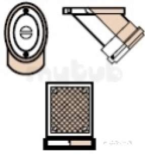 Polypipe Underground Drainage -  Sealed Sq Top Rod Eye Alum/skt Ug416s