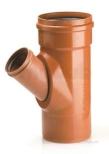 Sewerdrain Gravity Sewer System PVCu -  200mm 45deg Double Socket 160mm Ug837