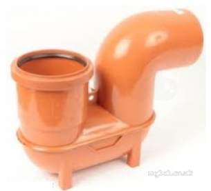 Polypipe Underground Drainage -  Lowback P Trap Spigot Outlet Ug498