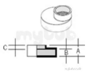 Marley Underground -  Marley 110mm Socket-68mm Socket Urm425