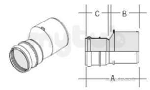 Marley Underground -  Marley 82.4mm X 110mm Reducer Urm304