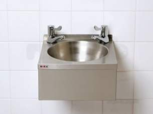 Mechline Catering Spares -  Basix Ws2l Wash Hand Basin 304 St/steel