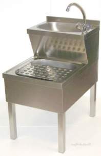Mechline Catering Spares -  Janitorial Sink 600 500 X 600 X 890 High