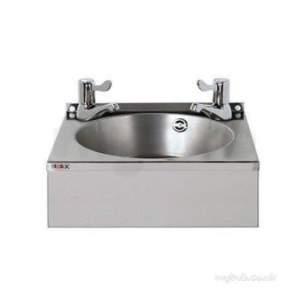 Mechline Catering Spares -  Basix Ws4-l Wash Hand Basin 304 St/steel