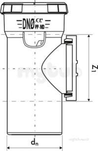 Marley Hdpe Range -  Mpd Dblue Access Pipe 50 Vcz-050-000-00d