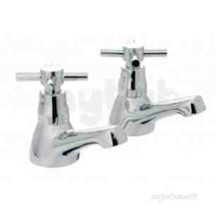 Vado Brassware -  Vado Basin Pillar Taps Deck Mounted Vec-106/cd-c/p
