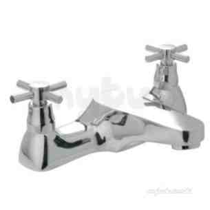 Vado Brassware -  Vado 2 Hole Bath Filler Deck Mounted Vec-137/cd-c/p