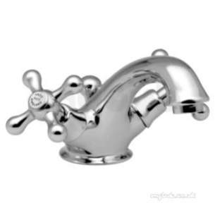 Vado Brassware -  Mono Basin Mixer Deck Mount Plus Pop-up Waste Ch Vic-100/cd-c/p