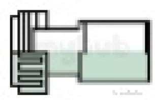 Polypipe Waste and Traps -  21.5mm P/f O/f Straight Adaptor Vp47-g