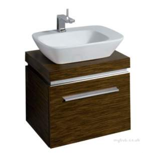 Twyford Moda Sanitaryware -  Vello 600 Vanity Unit Wenge Vo0131we