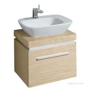 Twyford Moda Sanitaryware -  Vello 600 Vanity Unit Light Oak Vo0131ok