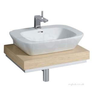 Twyford Moda Sanitaryware -  Vello 600 Shelf Light Oak Vo0061ok