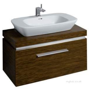 Twyford Moda Sanitaryware -  Vello 1000 Vanity Unit Wenge Vo0331we