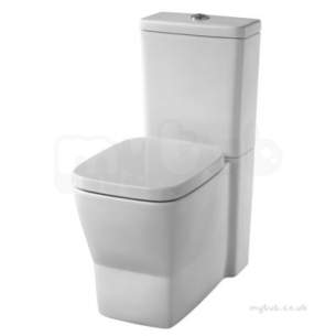 Twyford Moda Sanitaryware -  Vello Close Coupled Toilet Pan Btw Vo1468wh
