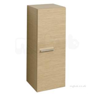 Twyford Moda Sanitaryware -  Vello Side Cabinet Light Oak Vo0801ok