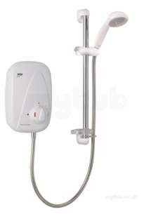 Mira Play And Vie Electric Showers -  Mira Vigour Manual Power Shower Wh/cp