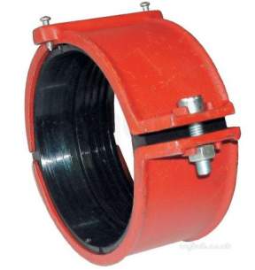 S M L Soil -  50mm Two Part Dct Iron Coupling 235849