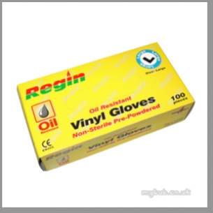 Regin Products -  Regin Regw21 Vinyl Gloves Box Of 100 Lrg