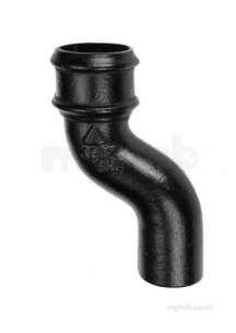 Apex Cast Iron Rainwater -  2.5 Inch Circular Swanneck 9 Inch Proj P25/of/09