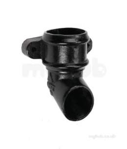 Apex Cast Iron Rainwater -  2.5 Inch Circular Shoe Eared P25/sh/e