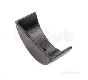 Apex Cast Iron Rainwater -  5 Inch Half Round Ext Stopend Hg50/se/e