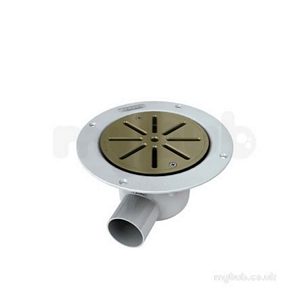 Harmer Shower Drains -  Horizontal Alum Shower Drain Ahs/wh