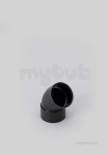 Marley Soil and Waste -  40mm X 45deg Ultra Abs Bend Wab41-b