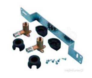 Polypipe Polypress -  Polypress Wall Mting Kit Wall Elbs Insul